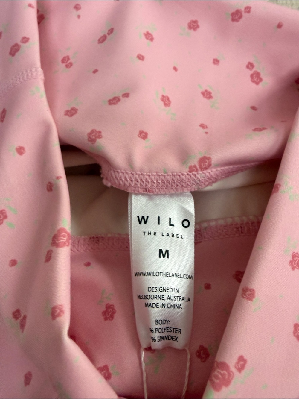 NWT Wilo The Label 2Pc Strappy Bra Scrunch Bum Shorts size M - Picture 7 of 10
